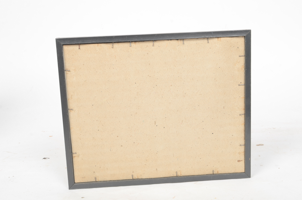 Six Black and White Race Car Photographs