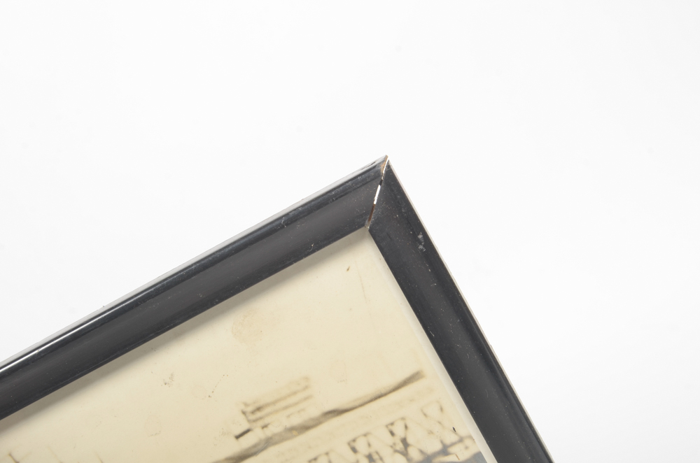 Six Black and White Race Car Photographs