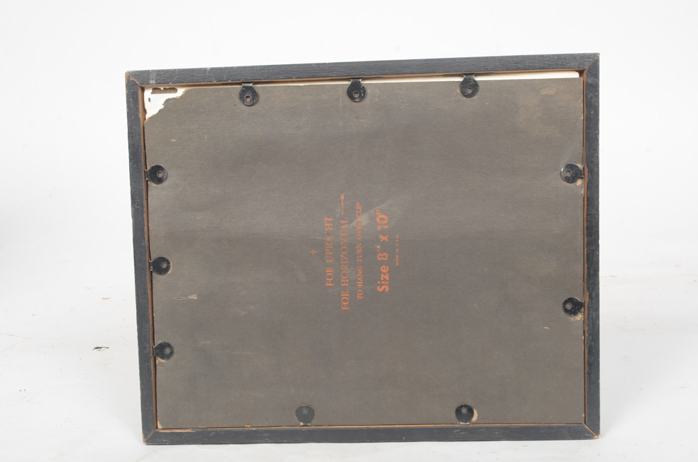 Six Black and White Race Car Photographs