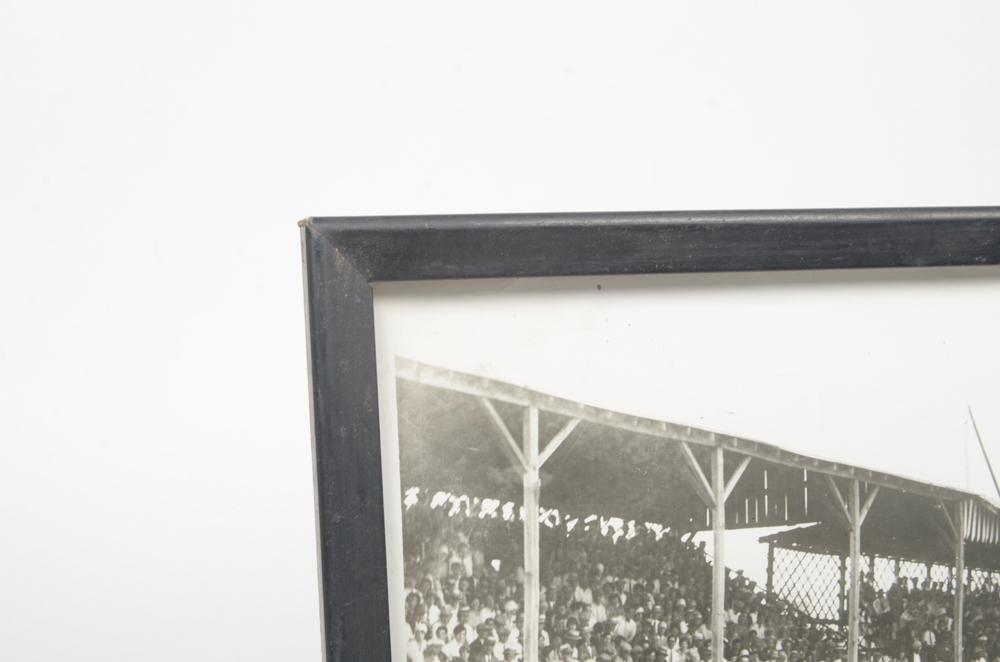 Six Black and White Race Car Photographs