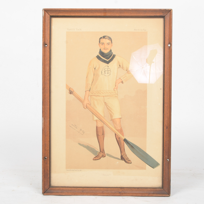 Pair of Vincent Brooks, Day & Son Chromolithographs from "Vanity Fair"