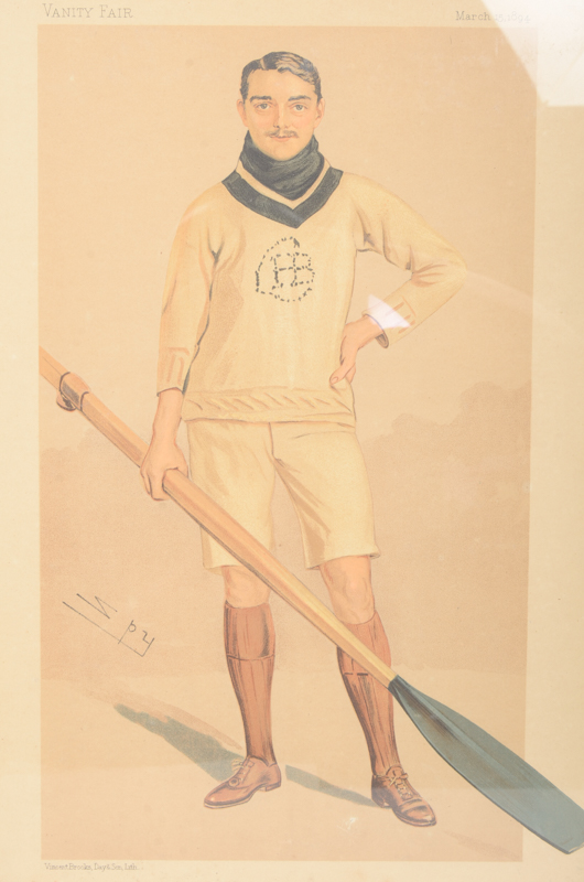 Pair of Vincent Brooks, Day & Son Chromolithographs from "Vanity Fair"