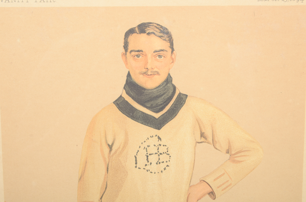 Pair of Vincent Brooks, Day & Son Chromolithographs from "Vanity Fair"