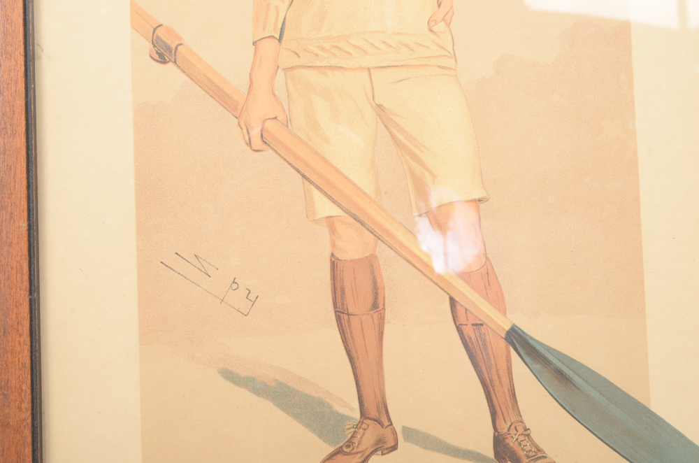 Pair of Vincent Brooks, Day & Son Chromolithographs from "Vanity Fair"