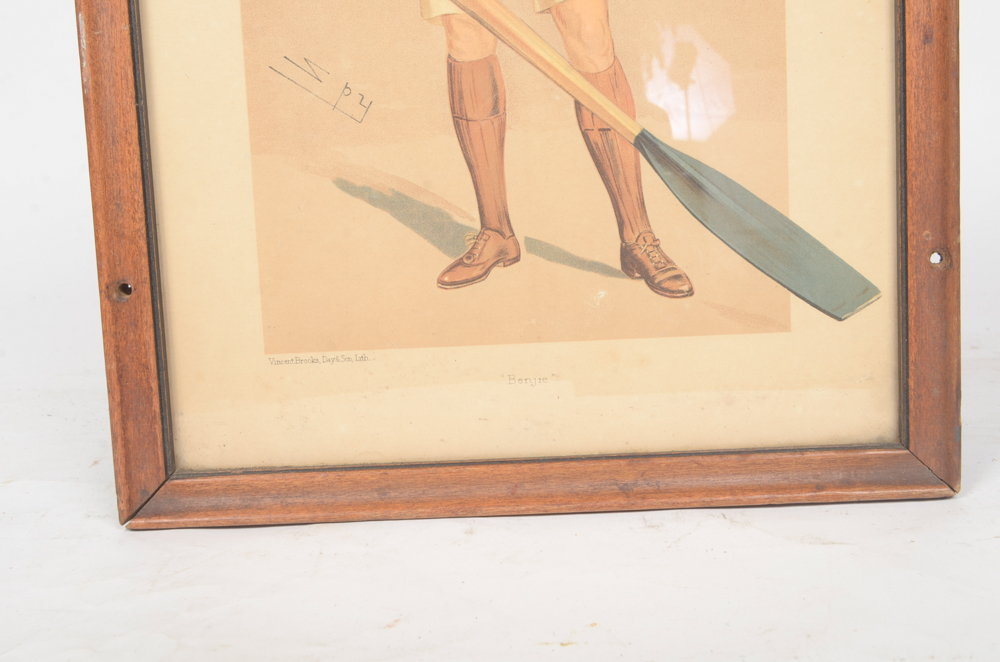 Pair of Vincent Brooks, Day & Son Chromolithographs from "Vanity Fair"