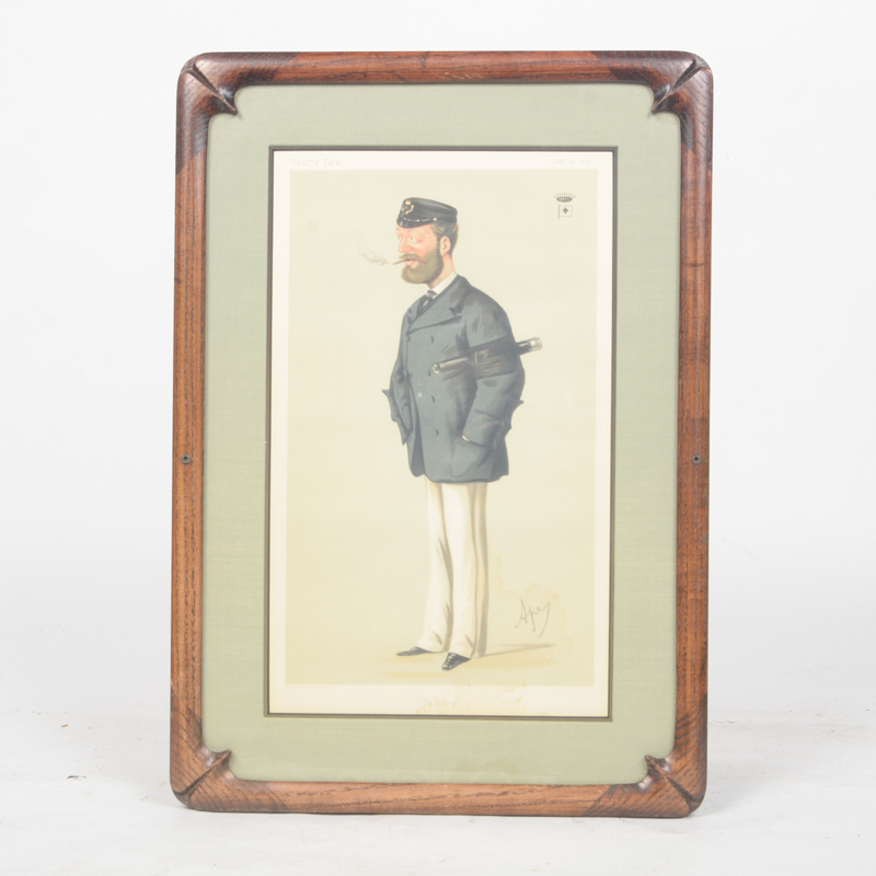 Group of Framed Vincent Brooks Day & Son Chromoithographs From Vanity Fair