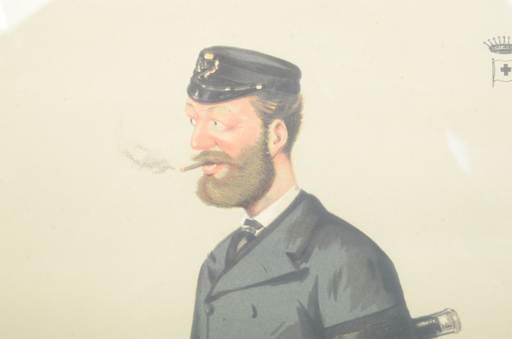 Group of Framed Vincent Brooks Day & Son Chromoithographs From Vanity Fair