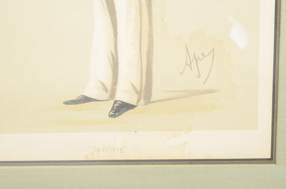 Group of Framed Vincent Brooks Day & Son Chromoithographs From Vanity Fair