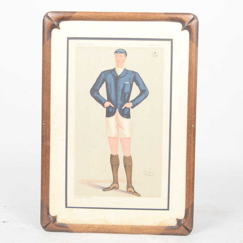 Group of Framed Vincent Brooks Day & Son Chromoithographs From Vanity Fair