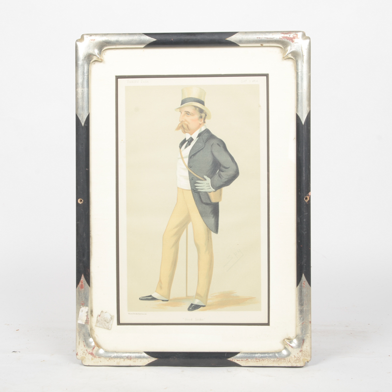 Group of Framed Vincent Brooks Day & Son Chromoithographs From Vanity Fair