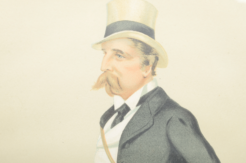 Group of Framed Vincent Brooks Day & Son Chromoithographs From Vanity Fair