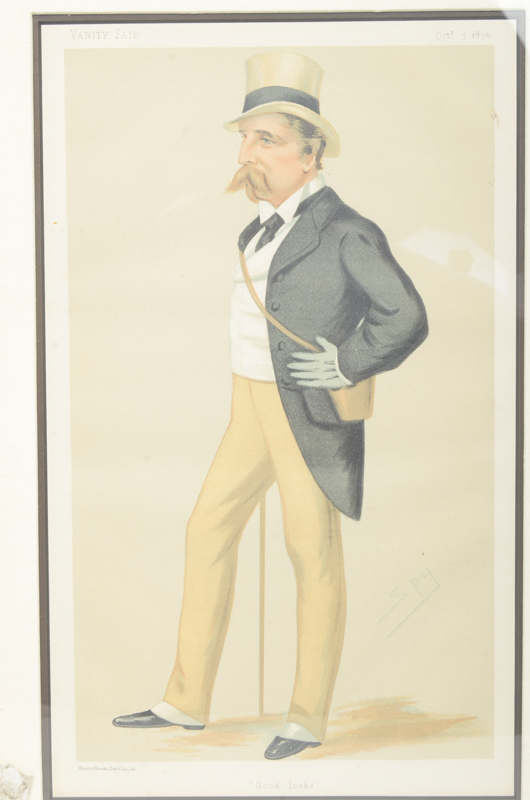 Group of Framed Vincent Brooks Day & Son Chromoithographs From Vanity Fair