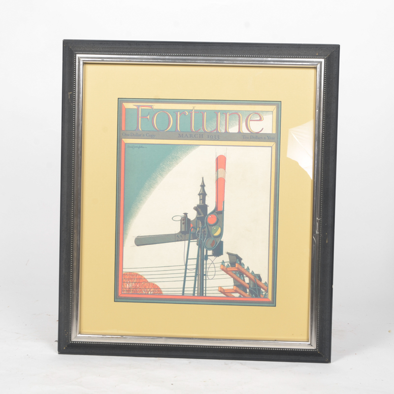 Collection of Framed "Fortune" Magazine Covers