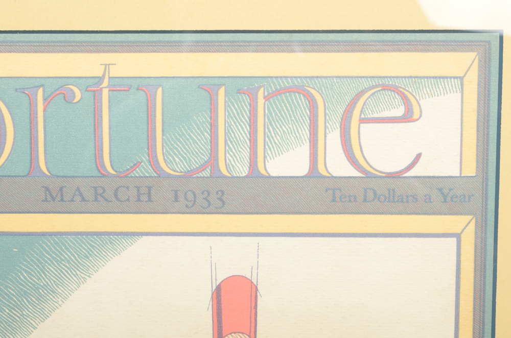 Collection of Framed "Fortune" Magazine Covers