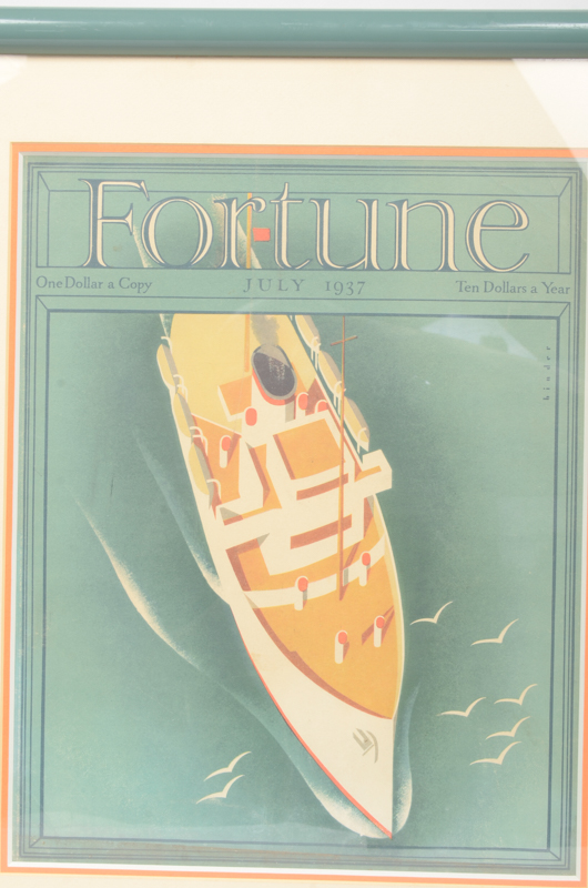 Collection of Framed "Fortune" Magazine Covers