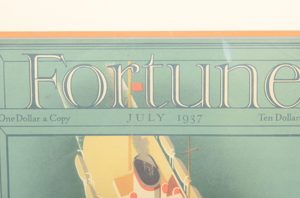 Collection of Framed "Fortune" Magazine Covers