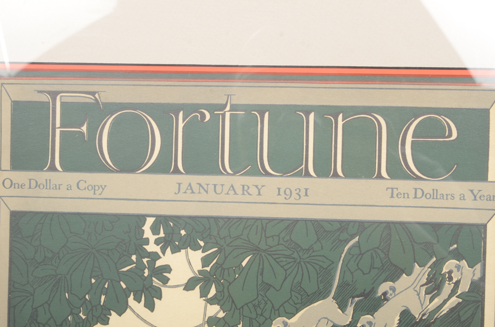 Collection of Framed "Fortune" Magazine Covers