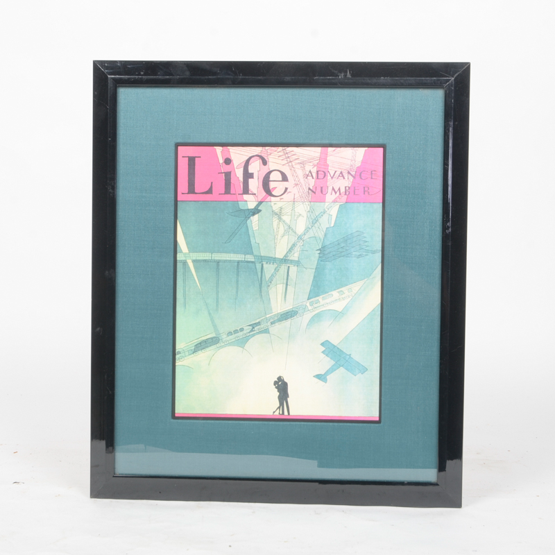 Pair of Framed Giclees After "Life" Magazine Covers