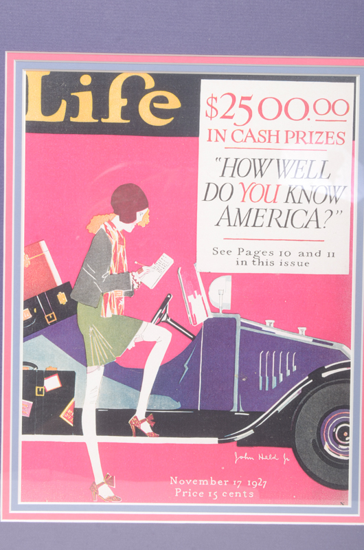 Pair of Framed Giclees After "Life" Magazine Covers