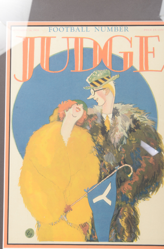 Pair of Vintage "Judge" Magazine Covers