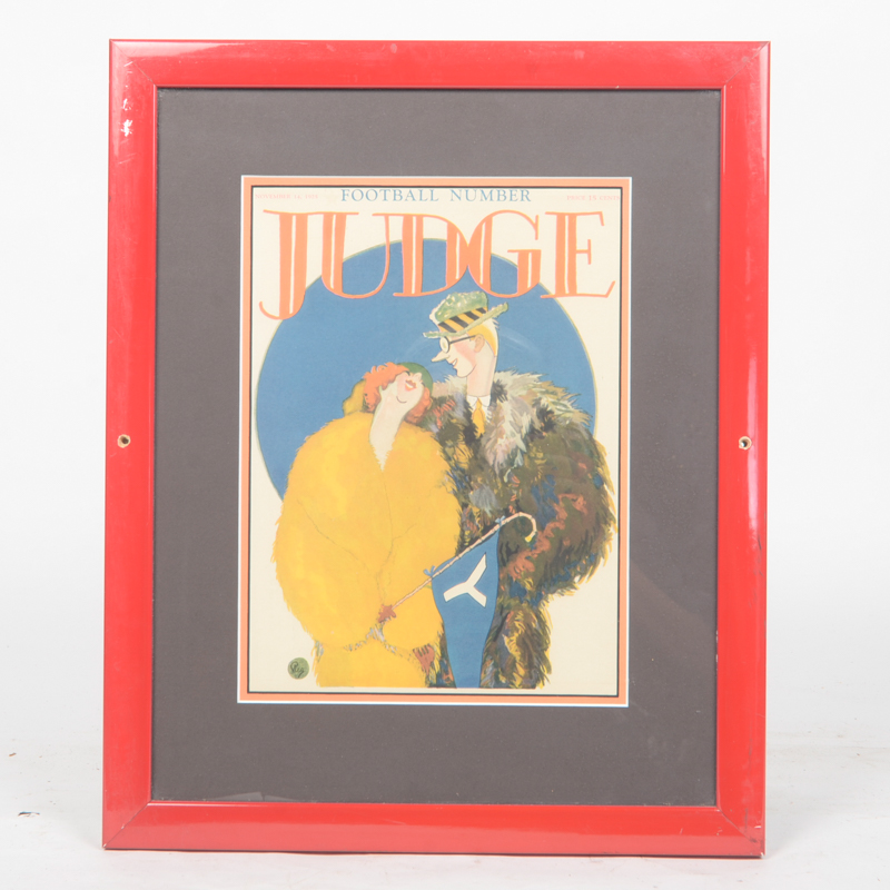Pair of Vintage "Judge" Magazine Covers