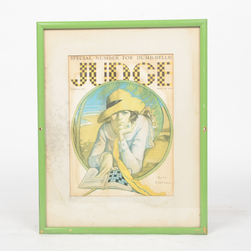 Pair of Vintage "Judge" Magazine Covers