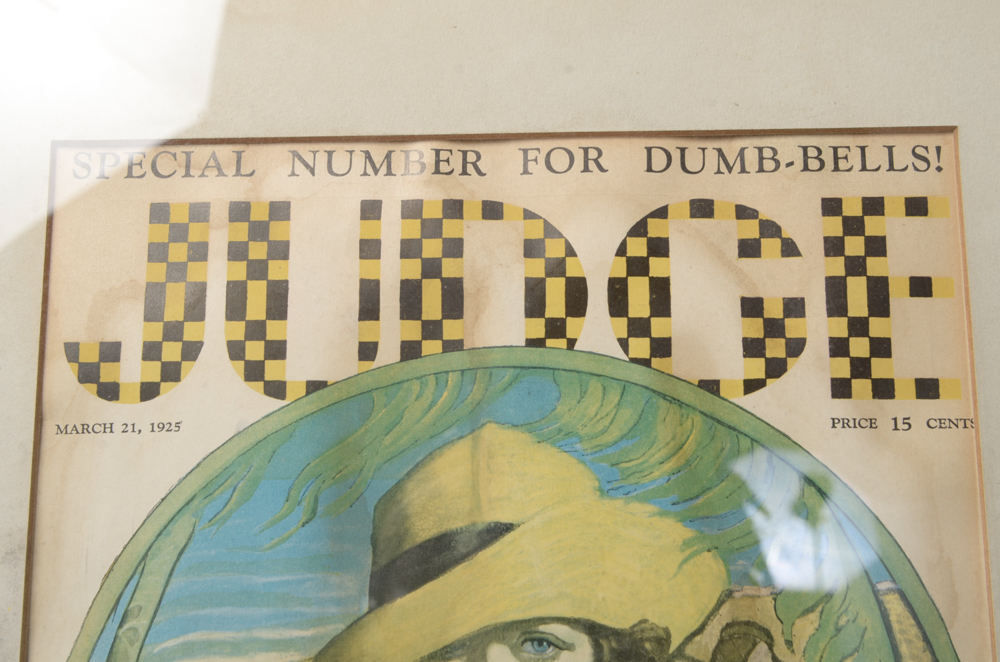 Pair of Vintage "Judge" Magazine Covers