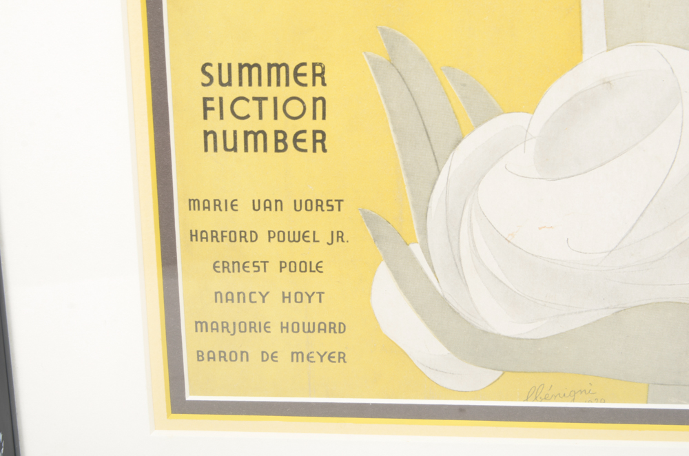 Collection of Framed "Harper's Bazaar" Magazine Covers