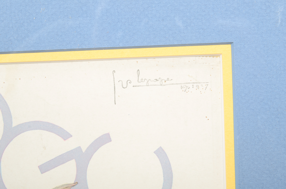 Pair of Vintage Prints After "Vogue" Magazine Covers