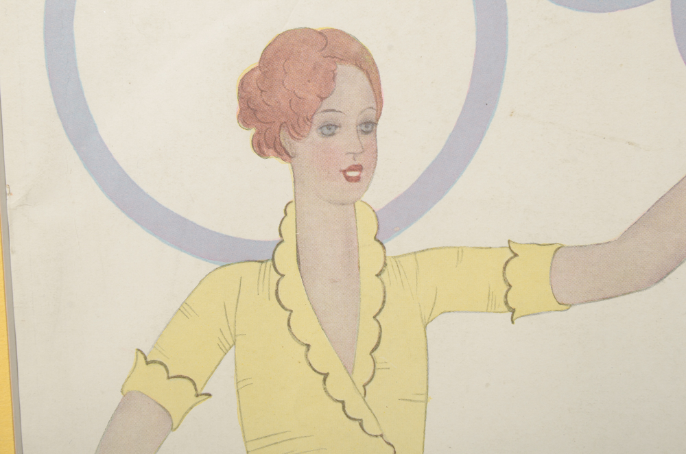 Pair of Vintage Prints After "Vogue" Magazine Covers