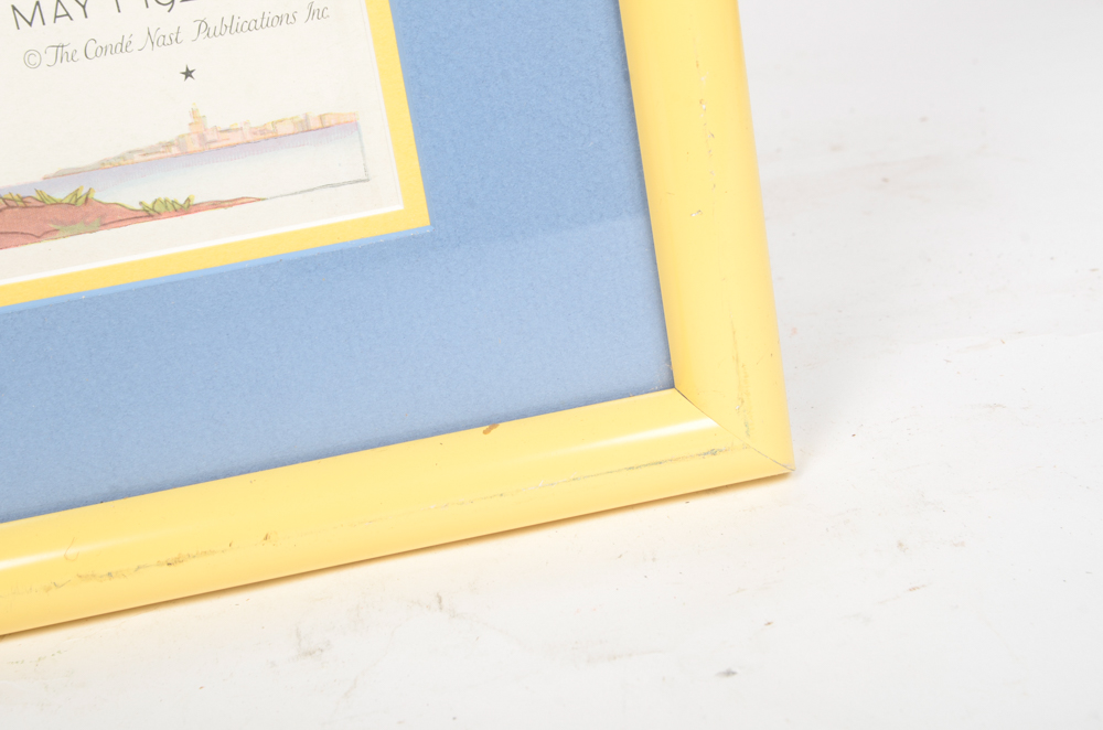 Pair of Vintage Prints After "Vogue" Magazine Covers