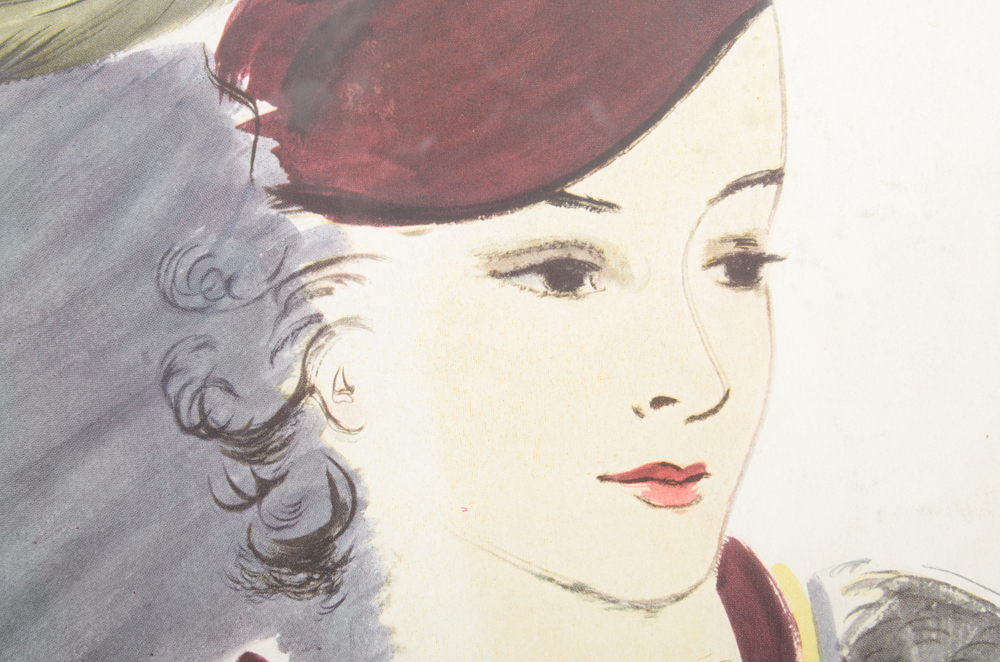 Pair of Framed Prints After "Vogue" Magazine Covers