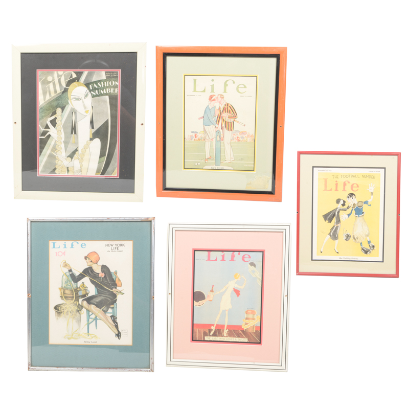 Collection of Framed "Life" Magazine Covers