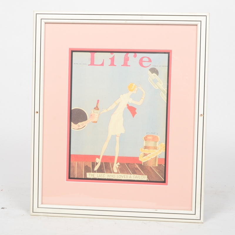 Collection of Framed "Life" Magazine Covers