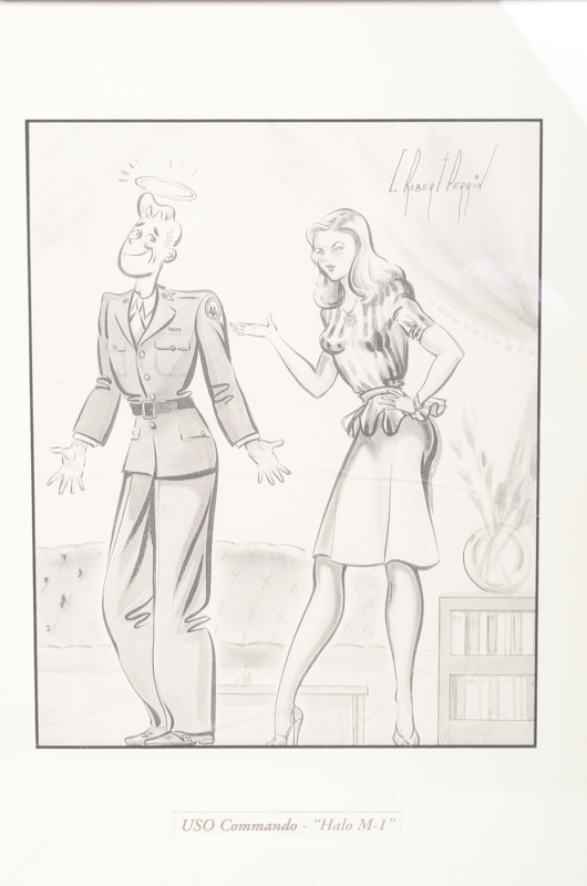 Set of Five Offset Lithographs After Charles Robert Perrin Illustrations