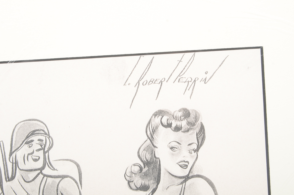 Set of Five Offset Lithographs After Charles Robert Perrin Illustrations