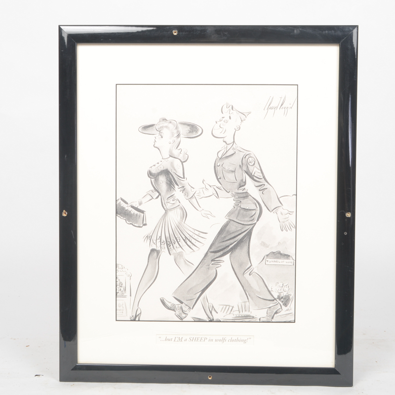 Set of Five Offset Lithographs After Charles Robert Perrin Illustrations