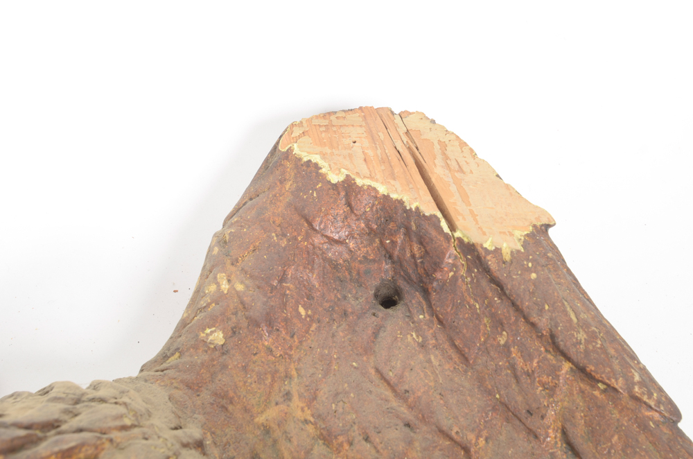 Antique Hand Carved Wooden Eagle with Shield