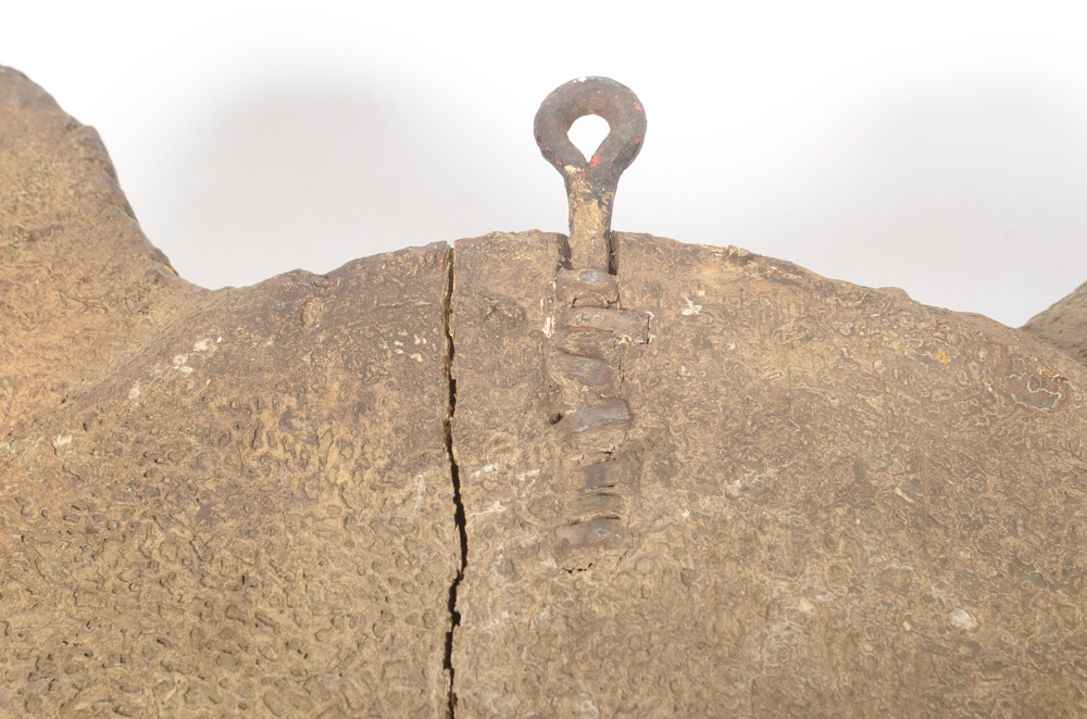 Antique Hand Carved Wooden Eagle with Shield