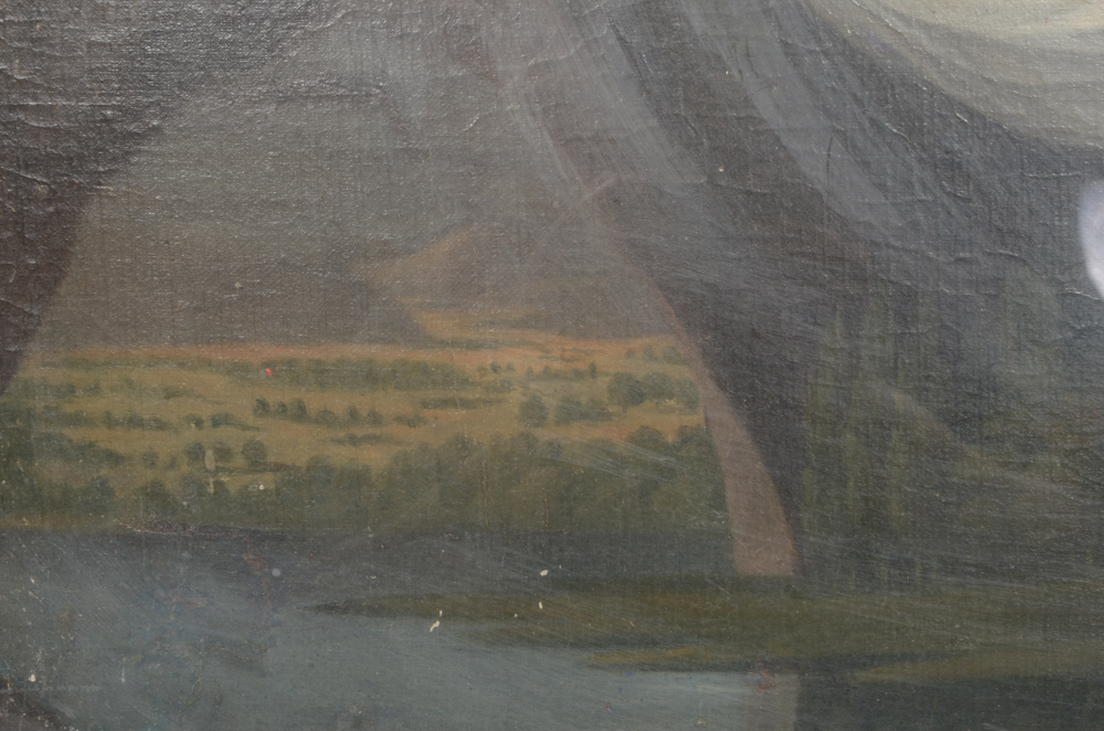 Oil Painting on Board of a Nymph