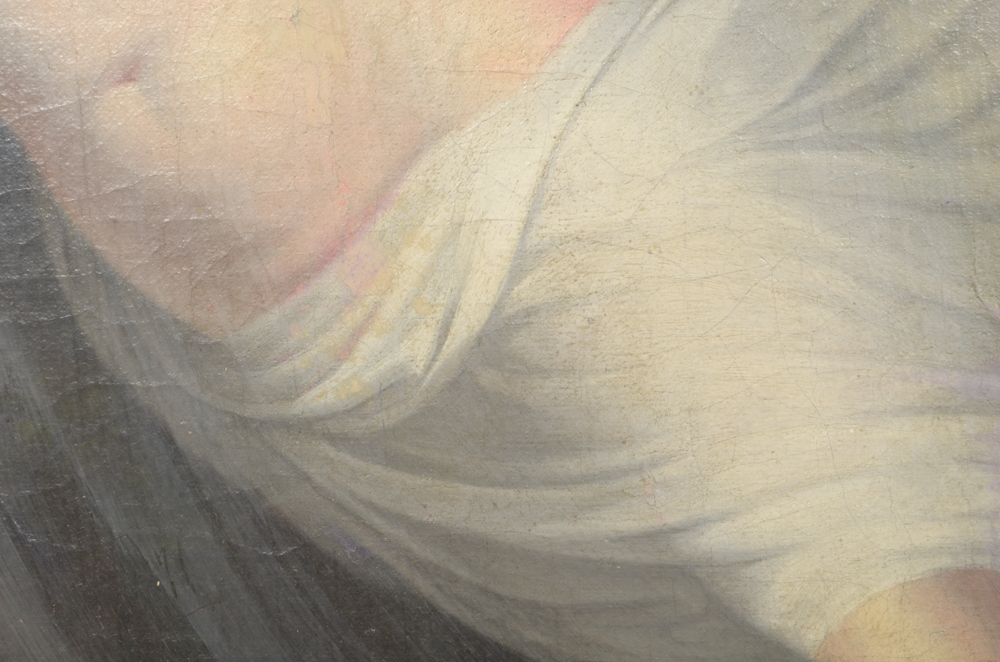 Oil Painting on Board of a Nymph