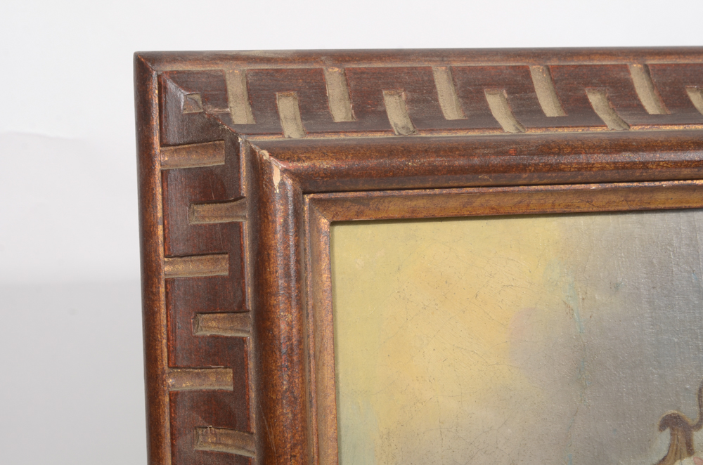 Oil Painting on Board of a Nymph