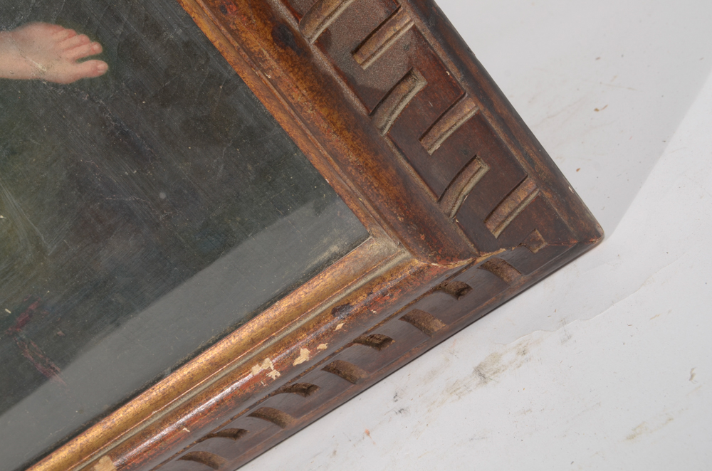 Oil Painting on Board of a Nymph