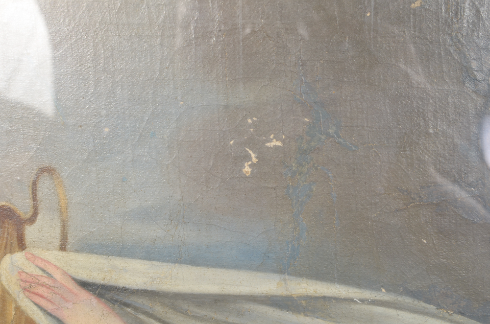 Oil Painting on Board of a Nymph