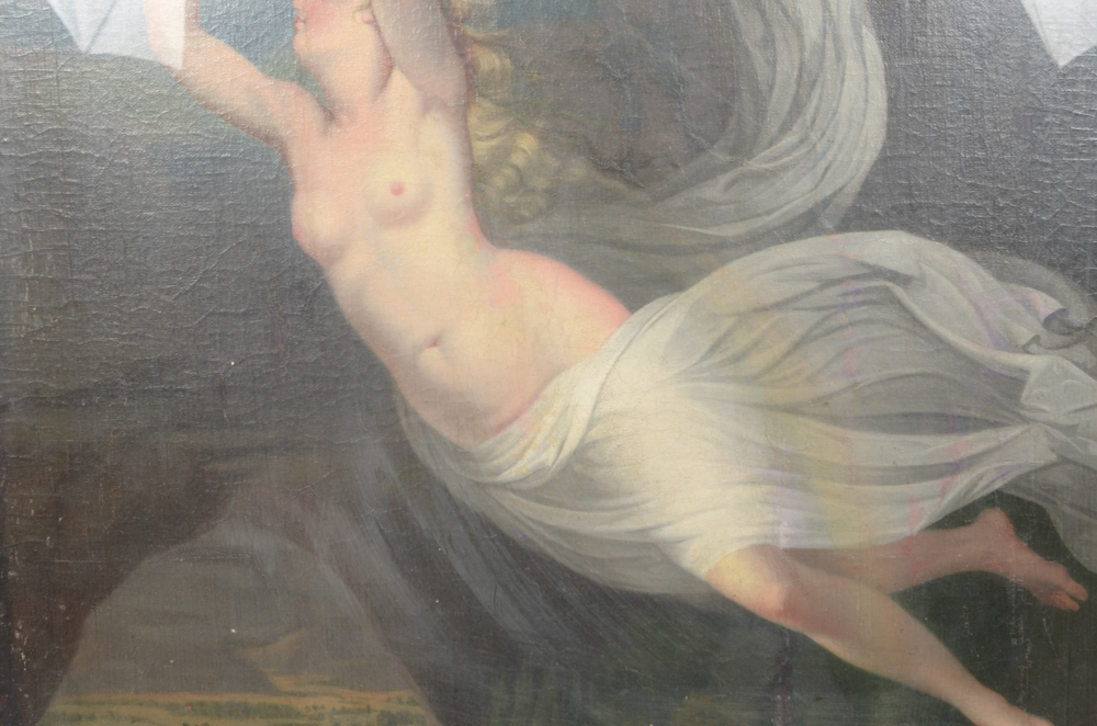 Oil Painting on Board of a Nymph