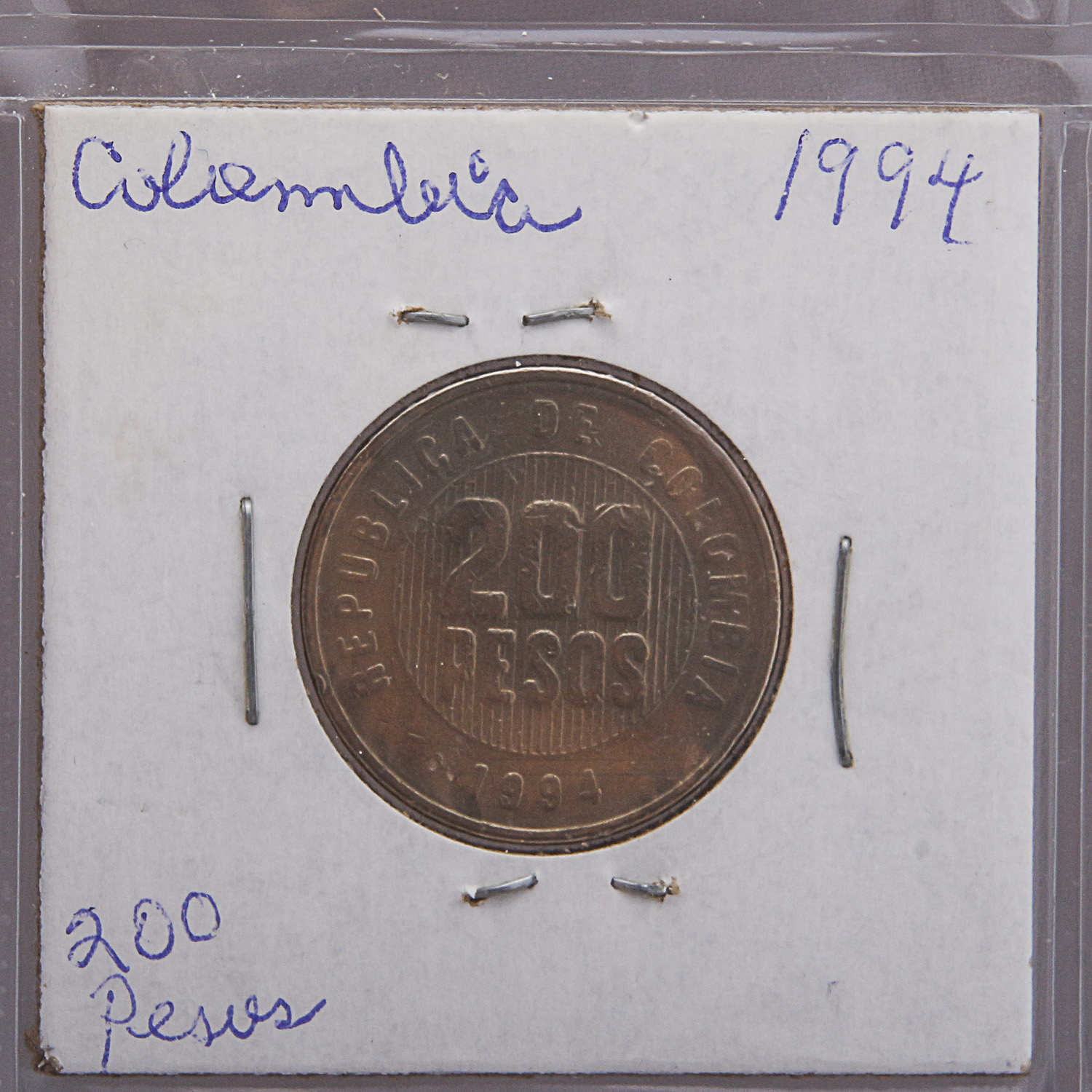 Coins from Costa Rica, El Salvador, Dominican Republic, Cuba and Costa Rica