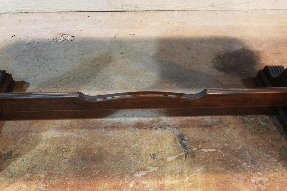 Vintage Trestle Base Library Table