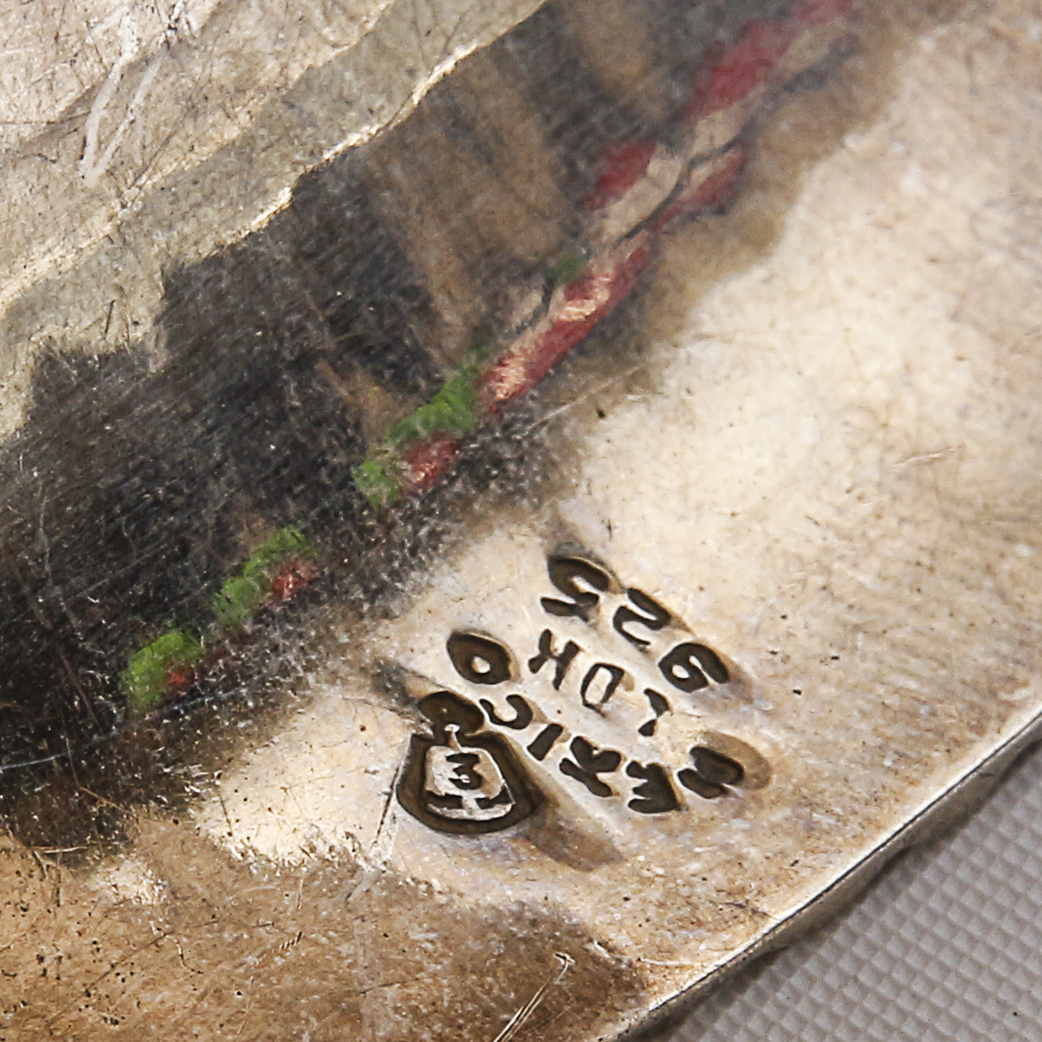 Wide Mexican Sterling Silver Cuff