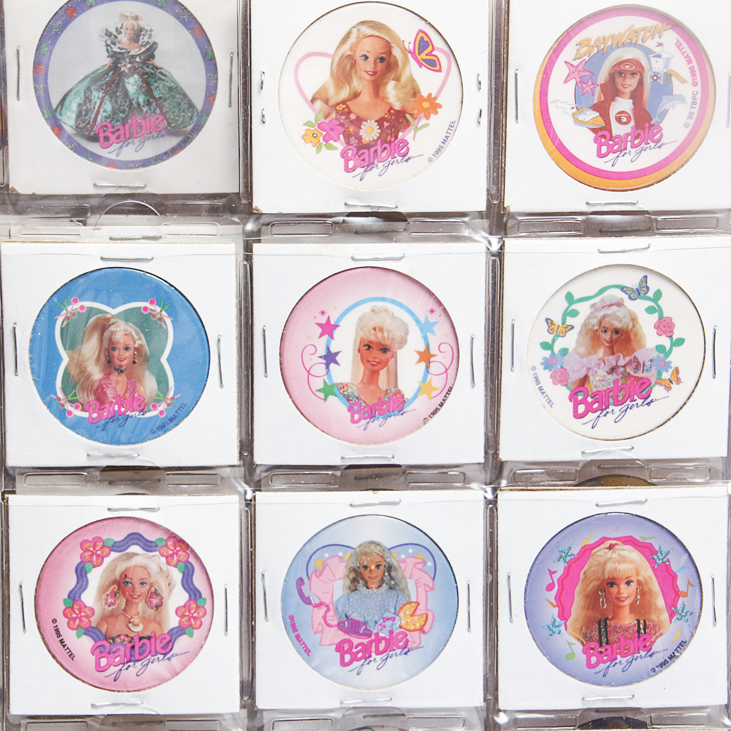 1990s Barbie Pogs