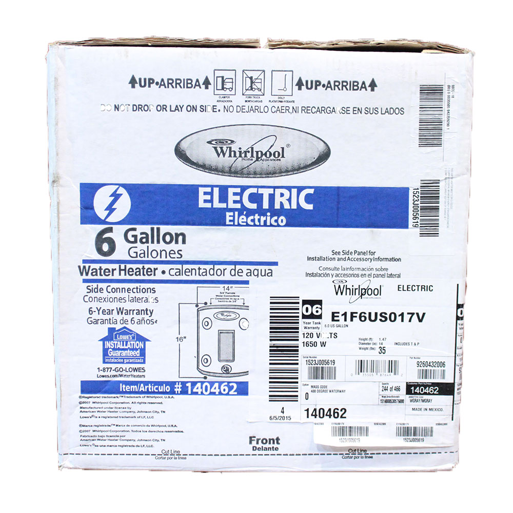 Whirlpool Electric Water Heater